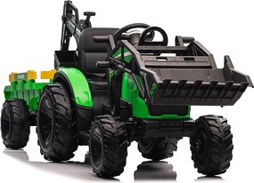 LEAN CARS Batériové rýpadlo SX2068 zelené