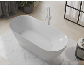 Mexen Roxy, voľne stojaca vaňa 180 x 85 cm, biela, biely prepad, 51201808500-20