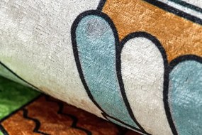 Detský koberec protišmykový BAMBINO 61430 sivý / ružový