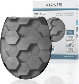 Eisl Sanitär WC sedadlo Duroplast Soft Close Hexagons 82392