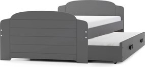Posteľ s prístelkou LILI 200x90 Grafitová