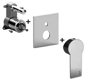 Paffoni - sprchová batéria pre podomietkovú inštaláciu TANGO lesklý chróm