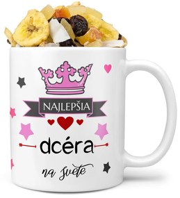 Hrnček Najlepšia dcéra (Náplň hrnčeka: Tropická zmes)