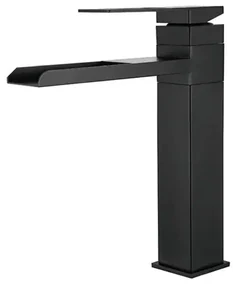 Vodopádová kúpeľňová batéria - Hankir (20cm) Čierna