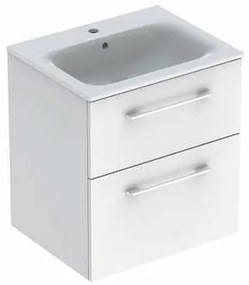 Geberit Selnova kúpeľňová skrinka s umývadlom 60x50,2x65,2 cm biela lesk 501.236.00.1
