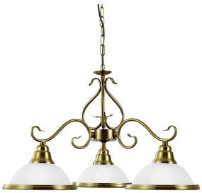 Prezent 75361 - Luster na reťazi VIOLA 3xE14/40W/230V zlatá