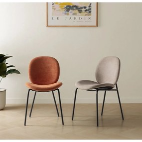 Jedálenské stoličky v súprave 2 ks v tehlovej farbe Cori – Marckeric