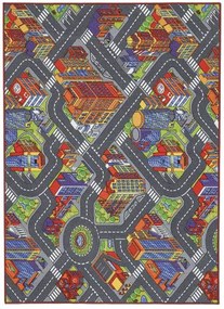 Koberce Breno Kusový koberec BIG CITY  97, viacfarebná,140 x 200 cm