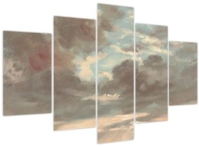 Obraz - John Constable, Cloud Study Stormy Sunset, reprodukcia (150x105 cm)