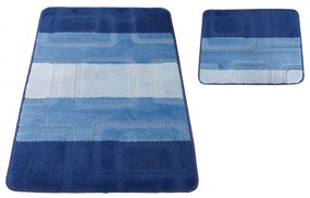 Predložky do kúpelne modrej farby Šírka: 50 cm | Dĺžka: 80 cm