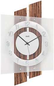 Dizajnové nástenné hodiny 5531 AMS 46cm