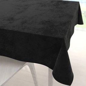 Biante Zamatový štvorcový obrus Velvet Prémium SVP-023 Čierny 50x50 cm