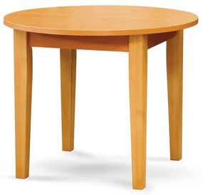 Stima okrúhly drevený jedálenský stôl FIT 95 Rozklad: + 35 cm rozklad, Odtieň: Čerešňa, Rozmer: Ø 95 cm