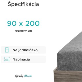Froté plachta EXCLUSIVE svetlomodrá 90x200 cm