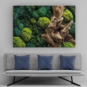 DUBLEZ | Machový obraz - Dotyk prírody