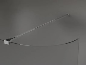 Mexen Kioto, zaoblená sprchová zástena 150 x 200 cm, 8mm číre sklo, chrómový profil, 800-150-101-01-06