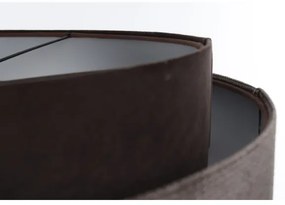 Luster na lanku DOBLO 1xE27/60W/230V pr. 60 cm hnedá/strieborná