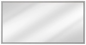 Kúpeľňové zrkadlo Madera s LED osvetlením 123x68 cm čierne