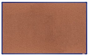 Korková nástenka boardOK v hliníkovom ráme, 2000 x 1200 mm, modrý rám