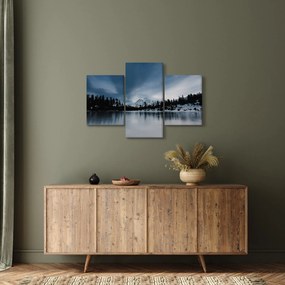Obraz - Na zamrznutom jazere (90x60 cm)