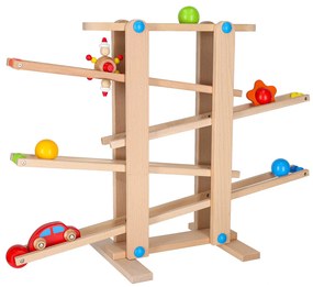 Drevená Montessori guľôčková dráha XXL KIK