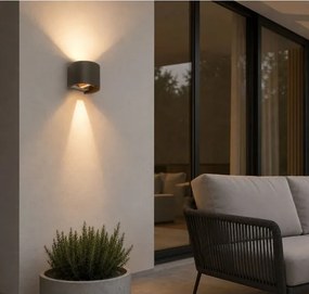 Rabalux 77217 - LED vonkajšie nástenné svietidlo VIRNA 5W/230V 2700/4000/6500K IP54 béžové