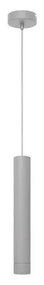 LED Luster na lanku TUBA 1xGU10/4,8W/230V šedá
