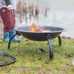 Ohnisko s grilom, s prenosnou taškou navyše