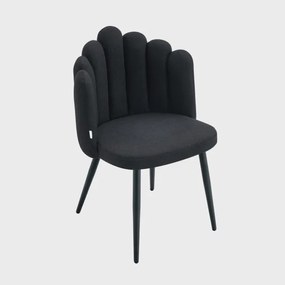 Jedálenská stolička AULA čierna 741722