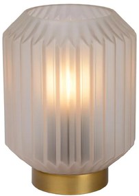 Lucide 45595/01/31 SUENO - Stolná lampa - priemer 13 cm - 1xE14 - biela