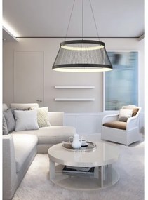 Zuma Line MD3328-2M-3BT - LED Stm. luster BALL LED/53W/230V 2700-6000K čierna + DO