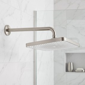 Rea Rea, obdĺžniková dažďová sprcha 380x210 mm, JS-032, brúsená oceľ, REA-P0394