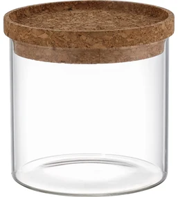 4Home Sklenená dóza na potraviny s vekom Cork, 450 ml, 450 ml