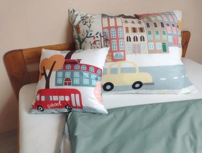 Áčko a.s. Ružomberok Obliečky s detským motívom AUTOBUS Šalvia