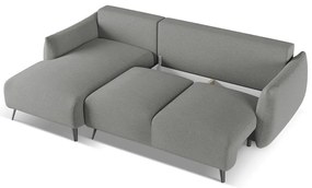 Svetlosivá rohová pohovka (ľavý roh) Malie – Makamii