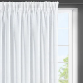ZÁCLONA NA PÁSKE LANA 350X150 CM BIELA
