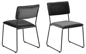 Jedálenská stolička COLE 1 ks tmavošedá