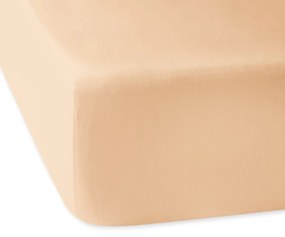 SATÉNOVÉ PRESTIERADLO 90X200 CM SVETLOBÉŽOVÉ