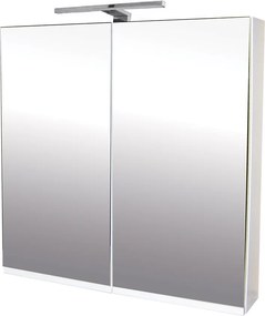 Comodo Zrkadlová skrinka Atica 80 ZS LED-CR s osvetlením Any LED 30 CR, chróm