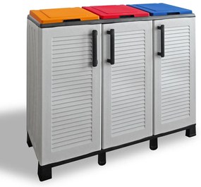 ARTPLAST Skriňa na triedený odpad Linea Family 3dv/3víka-farebná Poškodený obal: Nie