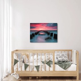 Obraz - Skaly v mori (70x50 cm)