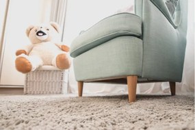 Koberec Micro fiber soft shaggy strieborný