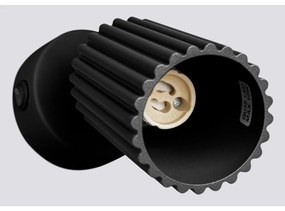 Čierne bodové svietidlo 8x16 cm Gleam – Sollux