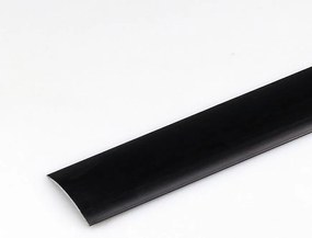 Profil podlahový samolepiaci hliník brúsený čierny 3,2x30x900 mm