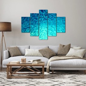 Obraz - abstraktné kocky (150x105 cm)