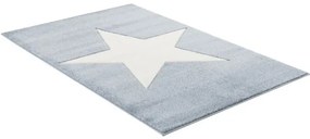 Koberec Happy Rugs SHOOTINGSTAR modrý / biely