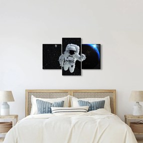 Obraz - Astronaut vo vesmíre (90x60 cm)