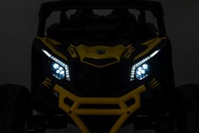 LEAN CARS Dobíjací kočík Can-am DK-CA003 Žltý