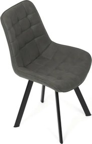 Jedálenská stolička sivá HC-V3066 GREY3