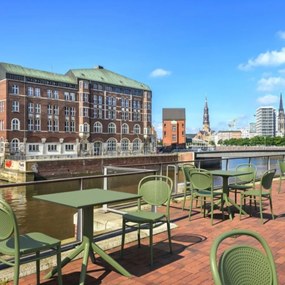 SKY 70 záhradný stôl olive green